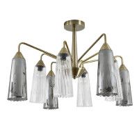 Люстра на штанге Indigo Campana 13028/8R Brass V000510