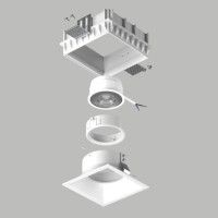 Встраиваемый светильник Lightstar Domino (214510+214506+214006) G214506WMOD