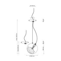 Подвесной светильник Lucia Tucci Narni 1942.1 White