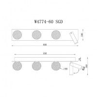 Настенный светильник iLedex Telescope W4774-60 SGD