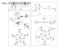 Люстра на штанге Ambrella Light Modern TR3033233