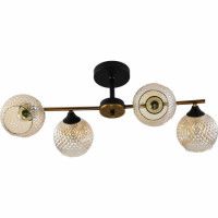 Люстра на штанге Reluce 11341-0.3-04 GOLD BRONZE+BK
