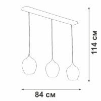 Подвесной светильник Vitaluce V4922-1/3S