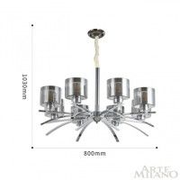 Подвесная люстра Arte Milano Neapolis 278207/8 Ni