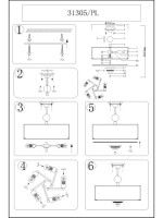 Потолочный светильник Newport 31305/PL М0057112