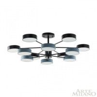 Люстра на штанге Arte Milano Ferrara 250906/12B Bk/Gr