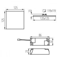 Встраиваемый светильник Kanlux Arel Led DL 10W-NW 29586