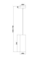 Подвесной светильник Maytoni Gioia P011PL-01CH