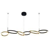 Подвесной светильник Indigo Anello 14034/C/6P Black