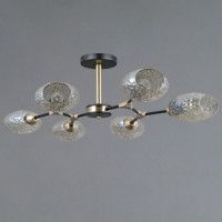 Люстра на штанге Illumico IL0272-6CSQ-25 BK AB TRENTO