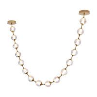 Подвесной светильник Delight Collection OD2437A-16 brass/clear