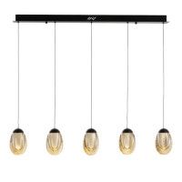 Подвесной светильник Delight Collection MD25090022-5B matt black/champagne