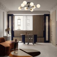 Потолочная люстра Arte Milano Neapolis 276808/8 BK/GD