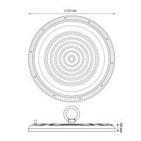 Промышленный светильник Uniel ULY-U37D-100W/4000K IP65 GREY UL-00012783
