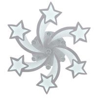 Потолочная светодиодная люстра Natali Kovaltseva Star LED LAMPS 81239