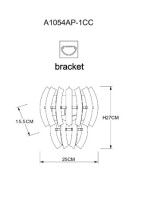 Настенный светильник Arte Lamp Ella A1054AP-1CC