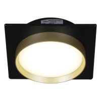 Встраиваемый светильник Reluce 53005-9.0-001LD GX53 BK+GD