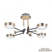 Потолочная люстра Arte Milano Ferrara 273210/8 BK/GD