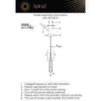 Подвесной светильник Aployt Izidora APL.337.06.01