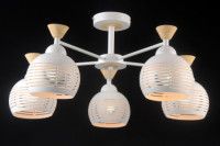 Люстра на штанге Natali Kovaltseva STUTTGART 81052-5C MATT WHITE