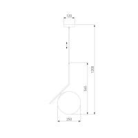 Подвесной светильник Eurosvet Frost 50153/1 латунь