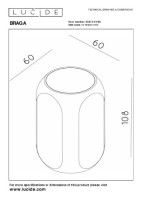 Потолочный светильник Lucide Braga 23273/01/96