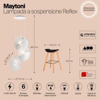 Подвесной светильник Maytoni Reflex MOD154PL-L6W3K1