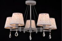 Люстра на штанге Natali Kovaltseva LISBON 81054-5C STAIN GRAY