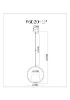 Подвесной светильник Moderli Barocco V11577-1P