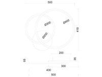 Потолочная люстра Arte Lamp Sierra A2211PL-2BK