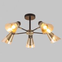 Люстра на штанге IMEX MD.51902-5-S-BK+AB