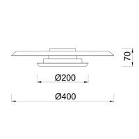 Потолочный светильник Mantra Tina 9003