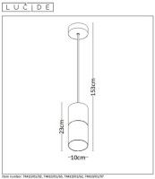 Подвесной светильник Lucide ZINO 74410/01/65