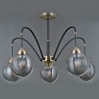 Люстра на штанге Illumico IL0433-5PSQ-79 BK AB