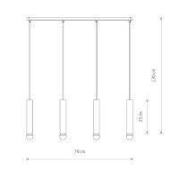 Подвесной светильник Nowodvorski Baton 7854