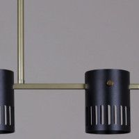 Потолочная люстра Reluce 06675-0.3-03 GD+BK GX53