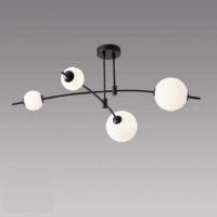 Потолочная люстра iLedex Epical 6827-4 BK+WH