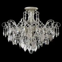 Потолочная люстра Crystal Lux ESMIRALDA PL6 SILVER