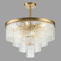 Люстра на штанге Belfast Harland 6308-6 BR CL