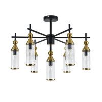 Люстра на штанге Indigo Torazzo 13037/7R Black V000528