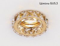 Встраиваемый светильник Ambrella Light K112 CL/G