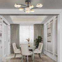 Потолочная люстра Arte Milano Ferrara 279169/3+3 BK/GD