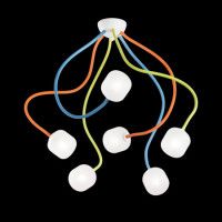 Потолочная люстра Ideal Lux Octopus PL6 Color 174976