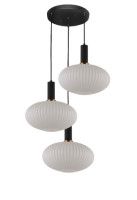 Подвесной светильник Lumina Deco Floril LDP 1216-3 WT+BK