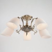 Потолочная люстра Eurosvet 22010/5 античная бронза