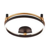 Потолочный светильник Crystal Lux FERNANDO PL48W LED BLACK/GOLD