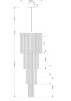 Каскадная люстра Kutek Filago FIL-ZW-13(P)600/500