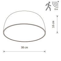 Потолочный cветильник Nowodvorski Satellite S Sensor White 8011