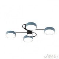 Потолочная люстра Arte Milano Ferrara 253039/4+1 Bk/Gr