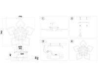 Потолочная люстра Ambrella Light Acrylica Original FA8915